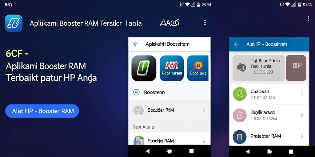 Antarmuka 6CF yang intuitif untuk optimasi RAM.