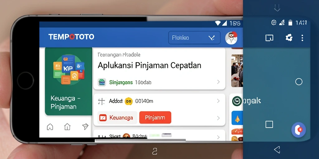 Tampilan antarmuka TEMPOTOTO yang sederhana dan intuitif.